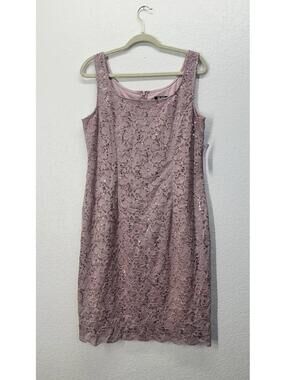 SLNY 14P Lace sequince Dress